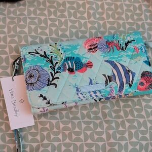 Vera Bradley Oceanic Quilted Wallet